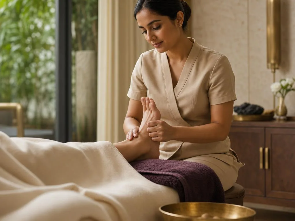 FOOT REFLEXOLOGY massage at Cora Luxury Spa